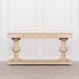 Mango Wood Console Table - 2 Drawer - Large