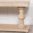 Mango Wood Console Table - 2 Drawer - Large