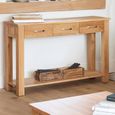 Mobel Oak Console Table