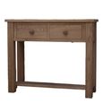 Torino Console Table - 2 Drawer - Oak