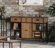 Ooki Reclaimed Wood Console Table - 2 Door