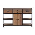 Ooki Reclaimed Wood Console Table - 2 Door