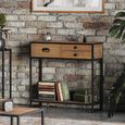 Ooki Reclaimed Wood Console Table - 3 Drawer