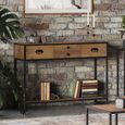 Ooki Reclaimed Wood Console Table - 4 Drawer