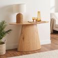 Palma Console Table - Oval - Oak