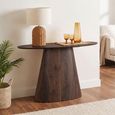 Palma Console Table - Oval - Walnut