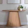 Palma Oak Oval Console Table