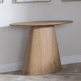 Palma Oak Oval Console Table