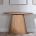Palma Oak Oval Console Table