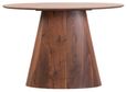Palma Walnut Oval Console Table