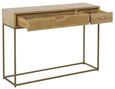 Rattan 2 Drawer Console Table