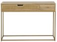 Rattan 2 Drawer Console Table