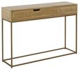 Rattan 2 Drawer Console Table