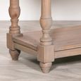 Rustic Breakfront Console Table - 3 Drawer