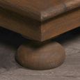 Rustic French Style Column Console Table - Carved