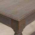 Rustic Mango Wood Column Console Table - Large