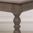 Rustic Mango Wood Column Console Table - Large