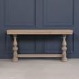Rustic Wood Console Table - 1 Drawer - Large