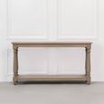 Rustic Wood Farmhouse Console Table - Large