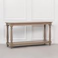 Rustic Wood Farmhouse Console Table - Large