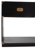 Sarter Console Table - 2 Drawer - Black Mango Wood