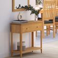 Selene Oak 1 Drawer Console Table