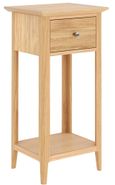 Selene Oak 1 Drawer Hall Table