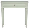 Solana French Lime White 1 Drawer Console Table