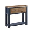 Splash Blue Console Table - 3 Drawer