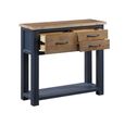 Splash Blue Console Table - 3 Drawer