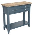 Signature Blue Console Table - 3 Drawer