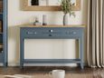 Signature Blue Console Table - 4 Drawer