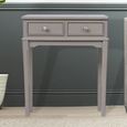 Console Table - Taupe - 2 Drawer - Small