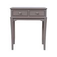 Console Table - Taupe - 2 Drawer - Small