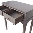 Console Table - Taupe - 2 Drawer - Small