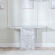 Turin Grey Marble Console Table