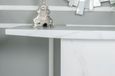 Turin White Marble Console Table