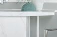 Turin White Marble Console Table