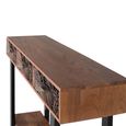 Valentia Artisan 3 Drawer Console Table - Acacia Wood