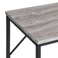 Vita Console Table - Grey Melamine