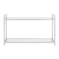 Vogue Console Table - Glass and Chrome