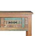 Zangird Console Table - 2 Drawer - Recycled Wood