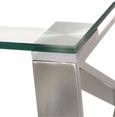 Zenith - Console Table - Glass and Chrome