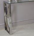 Zenith - Console Table - Glass and Chrome