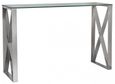 Zenith - Console Table - Glass and Chrome