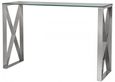 Zenith - Console Table - Glass and Chrome