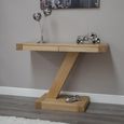 Z Designer Console Table - Large - Oak