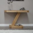 Z Designer Console Table - Large - Oak