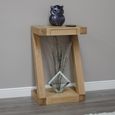 Z Designer Console Table - Small - Oak