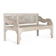 Sadorus Bench - Recycled Mango Wood - with Back